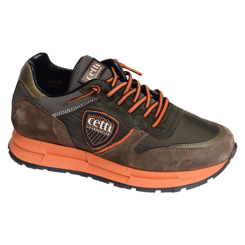 C1336 Kaki Orange, Baskets running Cetti