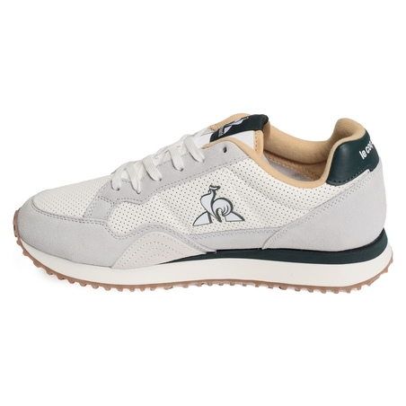 JET STAR Blanc Kaki, Baskets running Le Coq Sportif