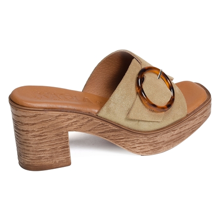 948 Beige Or, Mules Kaola