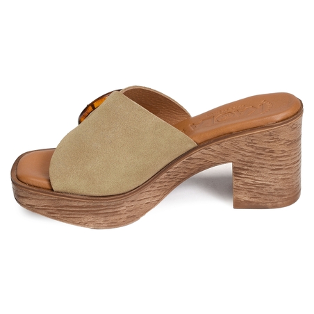 948 Beige Or, Mules Kaola