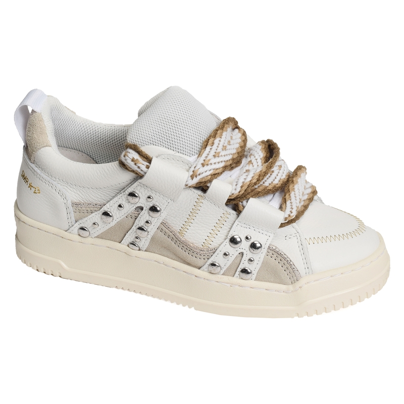 INNA Blanc Marron, Sneakers basses Semerdjian