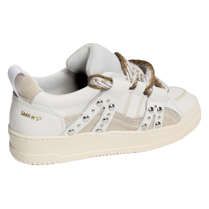 INNA Blanc Marron, Sneakers basses Semerdjian