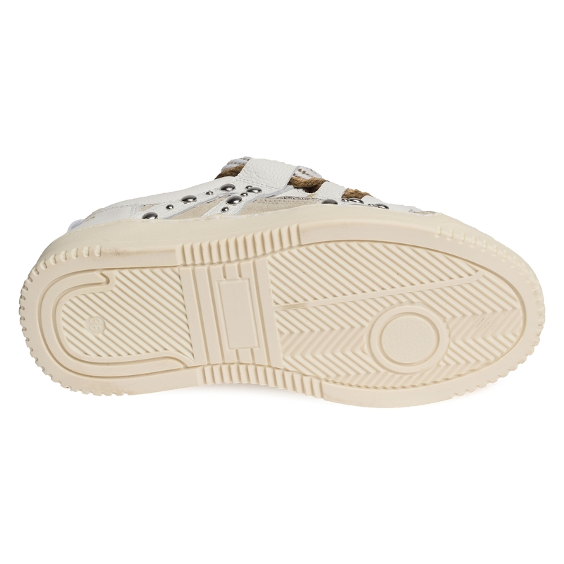 INNA Blanc Marron, Sneakers basses Semerdjian