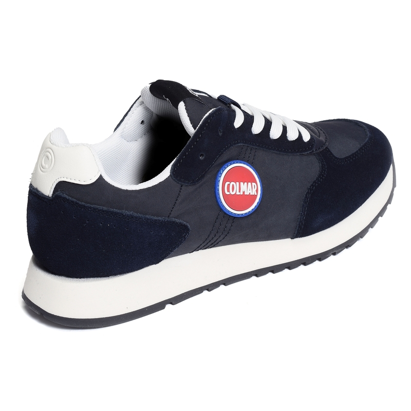 TRAVIS ONE Marine Blanc, Baskets running Colmar