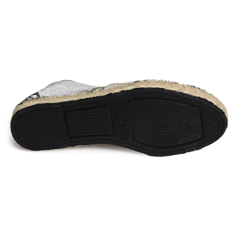 BLANES TJ Blanc Multicolore, Espadrilles Toni Pons