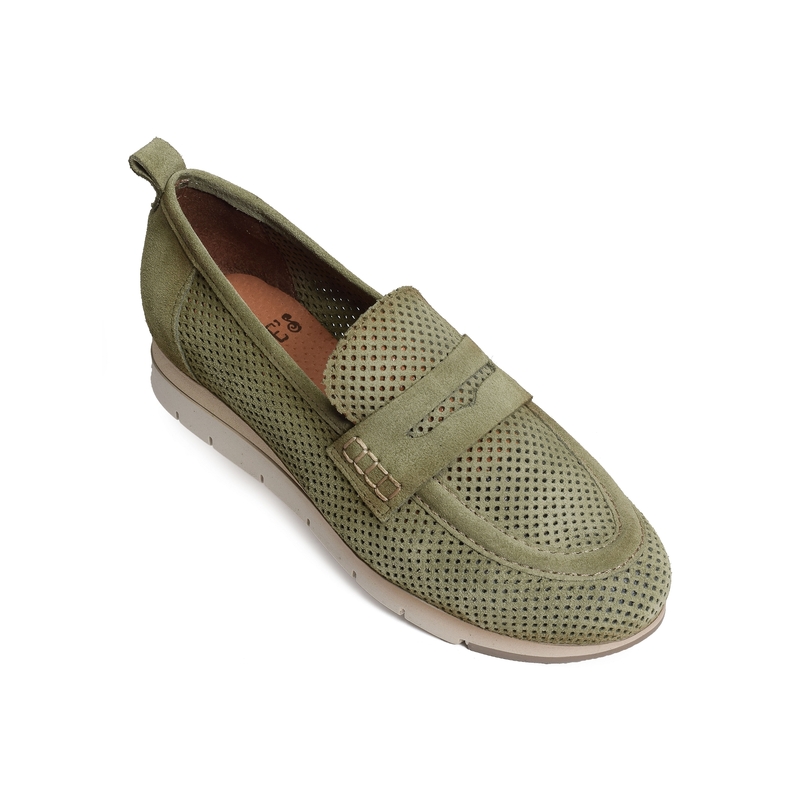 BACANTE Vert, Mocassins Folie's