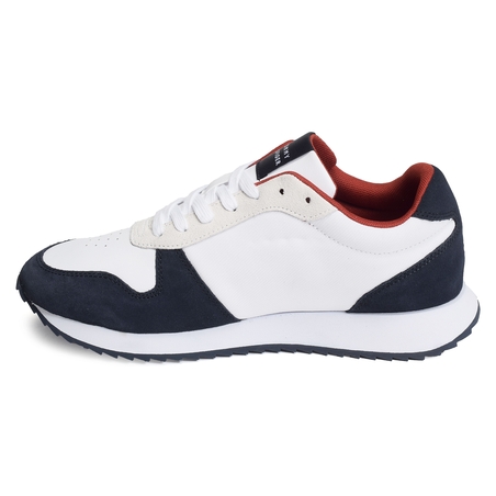 RUNNER EVO MIX STITCH 5122 Marine Blanc, Baskets running Tommy Hilfiger