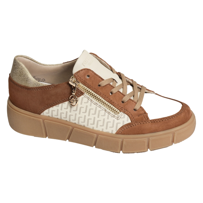 D1T00 Beige Marron, Sneakers basses Remonte