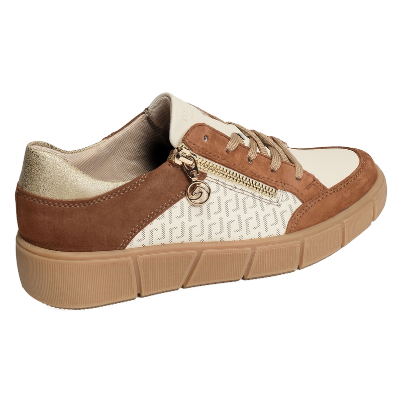 D1T00 Beige Marron, Sneakers basses Remonte