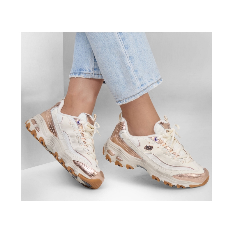 DLITES VINTAGE VISION Blanc Rose, Baskets running Skechers