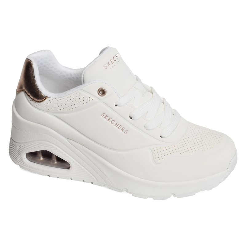 UNO WEDGE HI STEPS Blanc, Baskets running Skechers