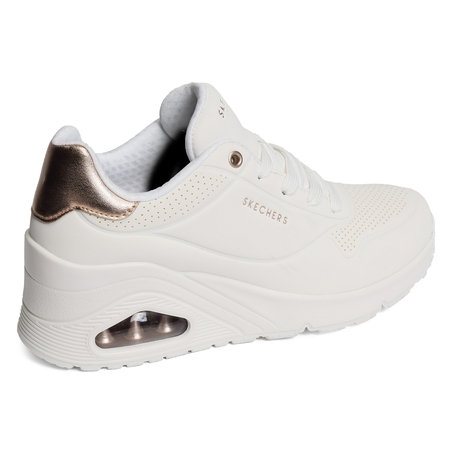 UNO WEDGE HI STEPS Blanc, Baskets running Skechers