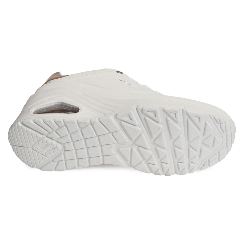 UNO WEDGE HI STEPS Blanc, Baskets running Skechers