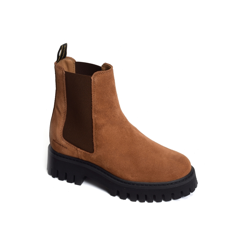 ROTTERDAM CHELSEA W Camel, Chelsea boots Schmoove