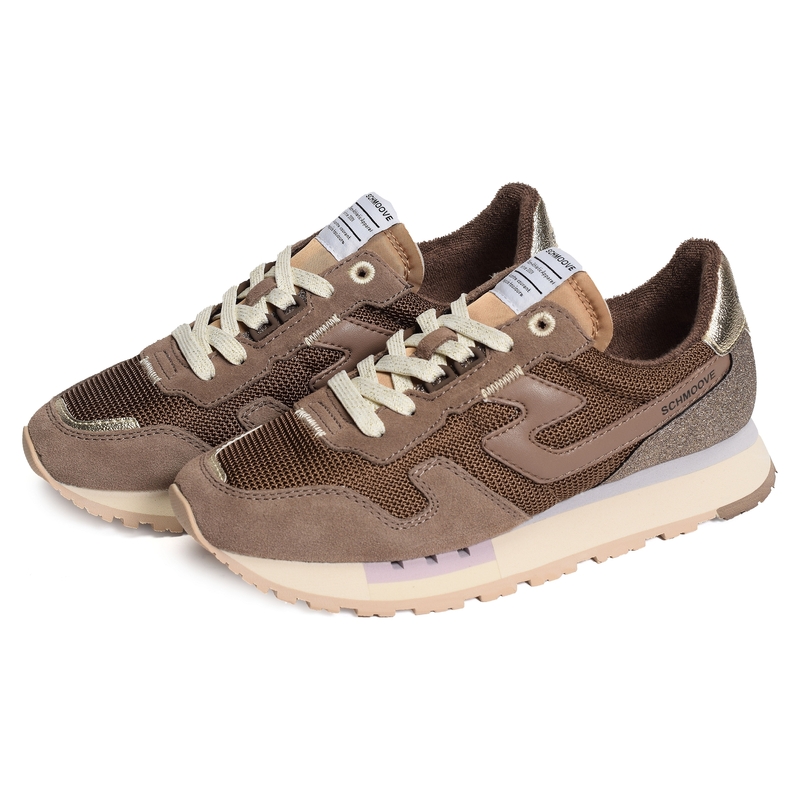 ATHENE RUNNER W Marron, Sneakers basses Schmoove