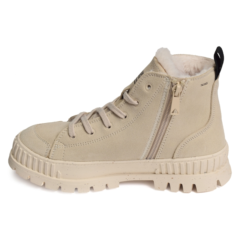 PALLASHOCK ZIP WARM Beige, Boots Palladium