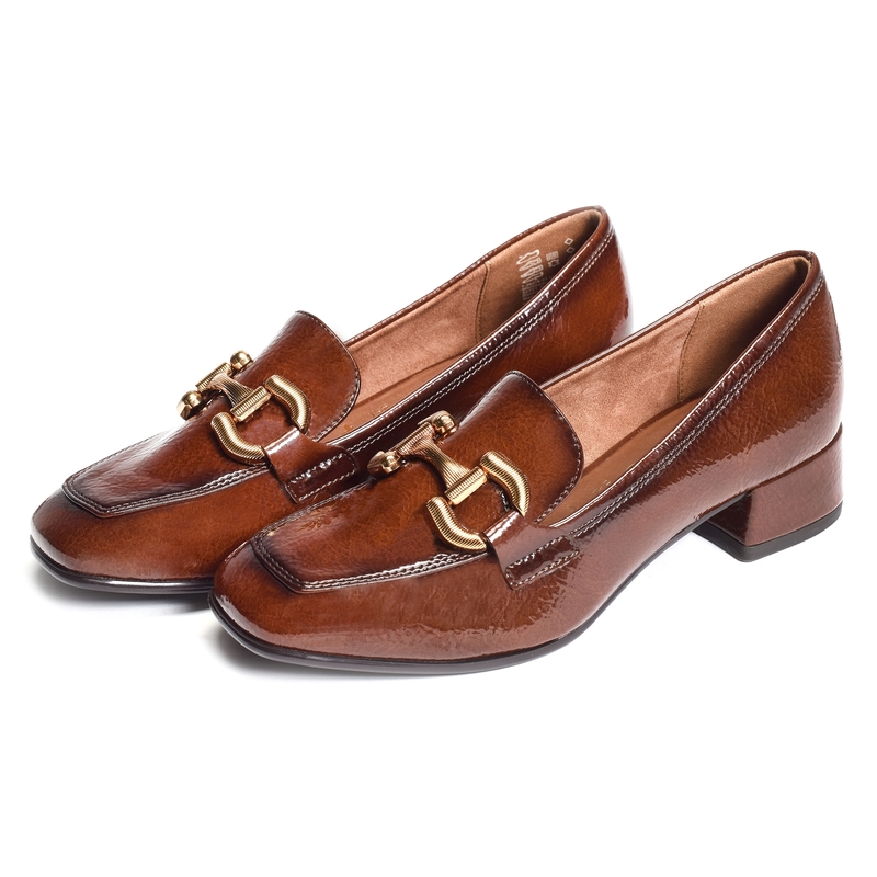 24316 Verni Cognac, Mocassins Tamaris