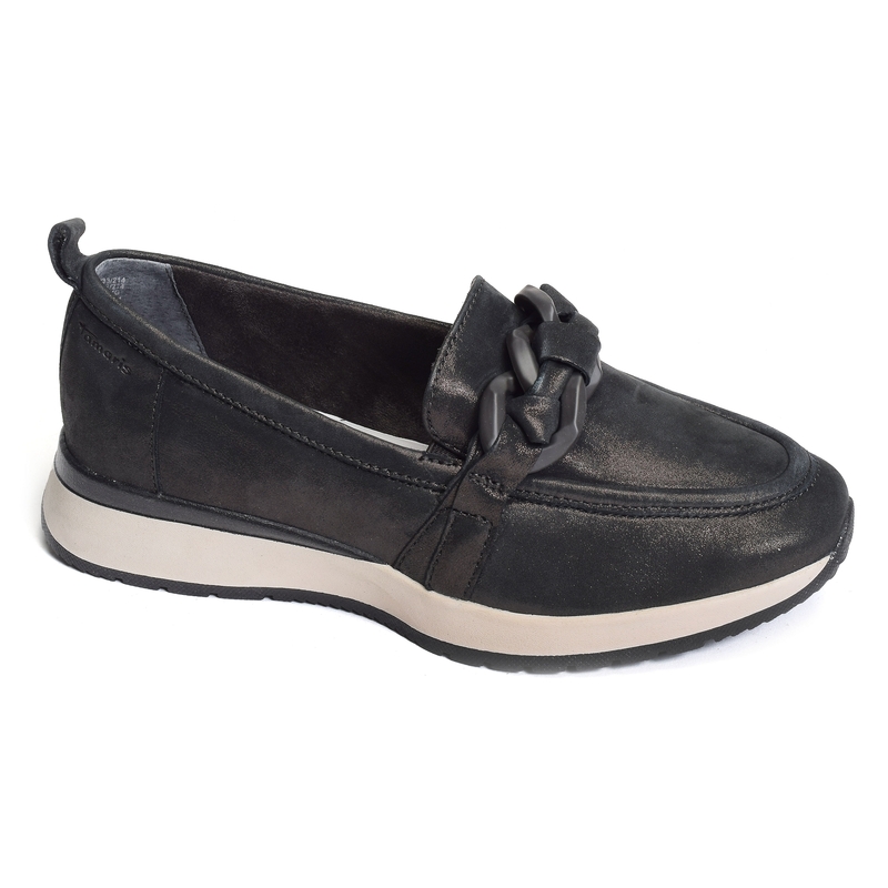 24738 Anthracite, Mocassins Tamaris