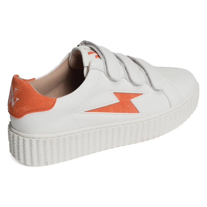 VICKY Blanc Orange, Sneakers basses Vanessa Wu