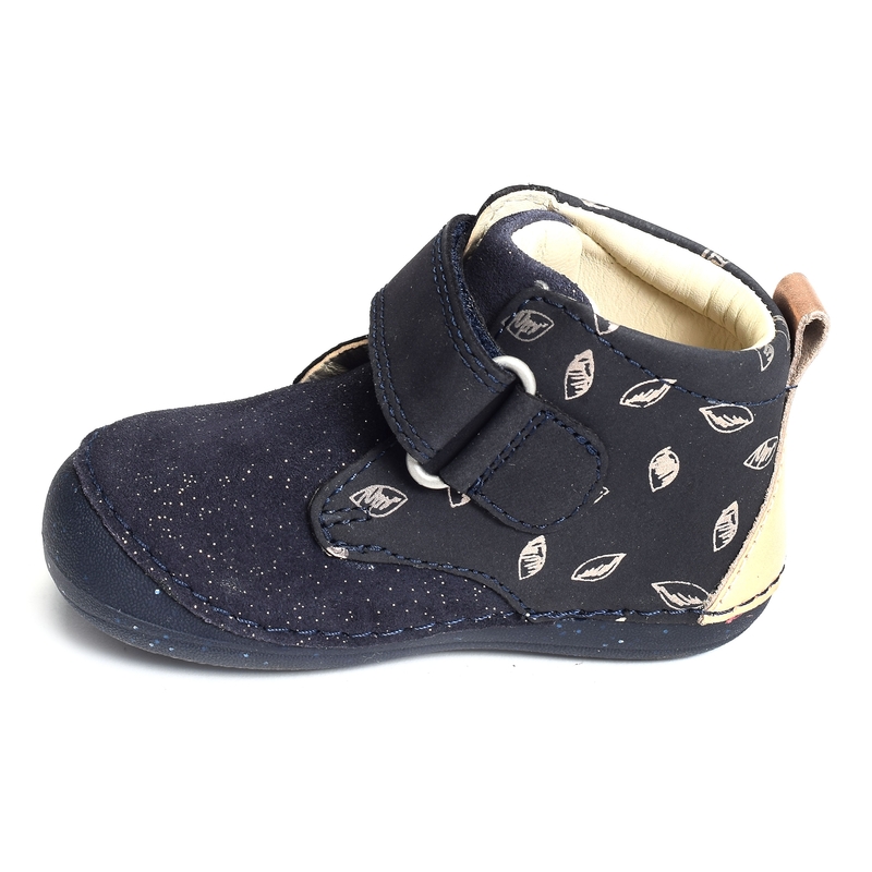 SABIO GIRL Marine Or, Chaussures à Scratch Kickers