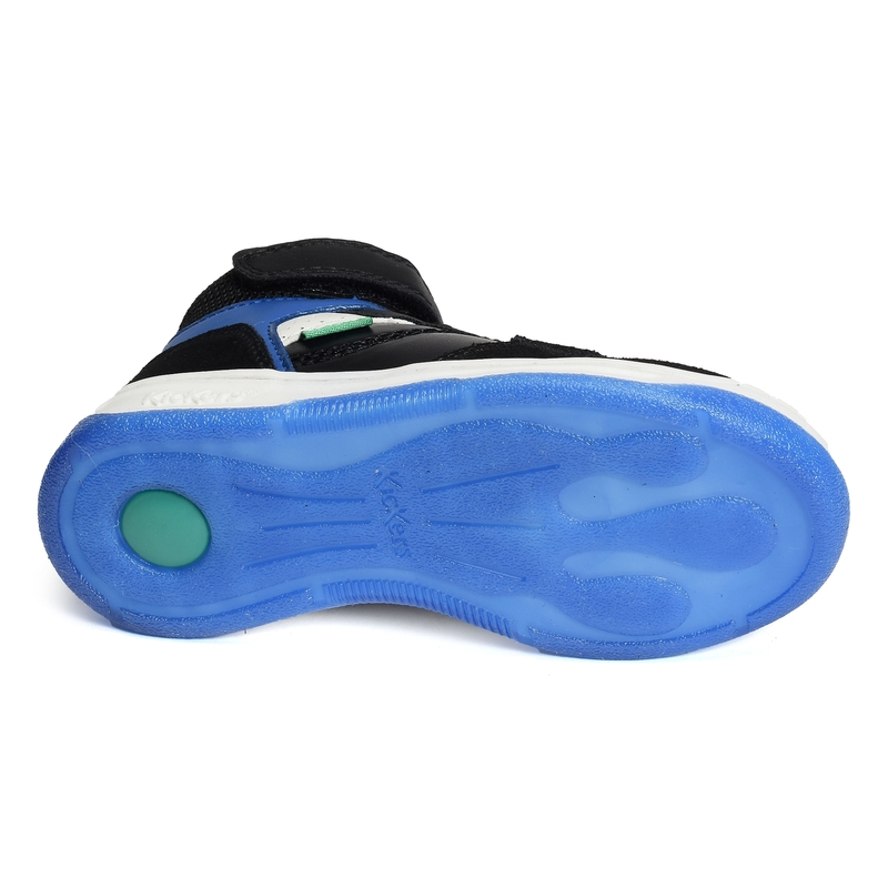 KICKADO BOY Noir Bleu, Baskets montantes Kickers