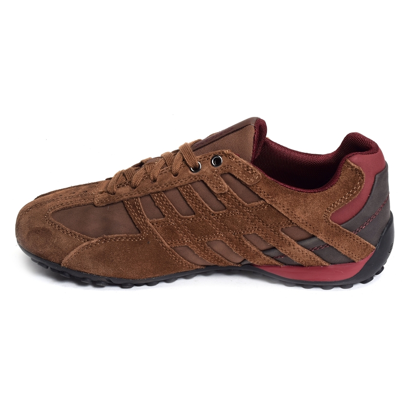 UOMO SNAKE A Marron, Sneakers basses Geox