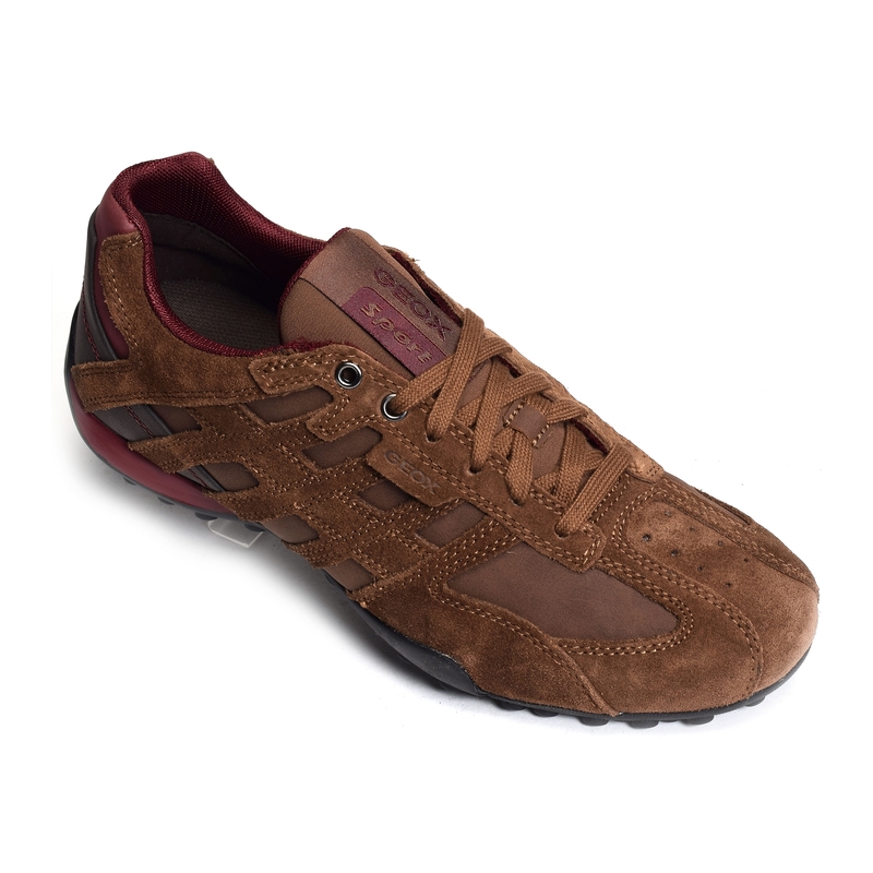 UOMO SNAKE A Marron, Sneakers basses Geox