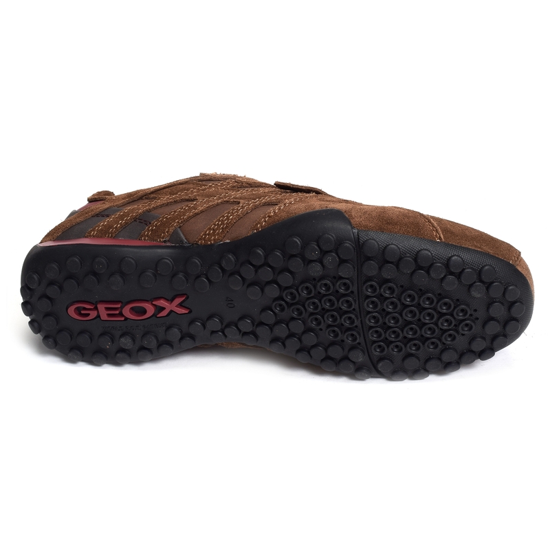 UOMO SNAKE A Marron, Sneakers basses Geox