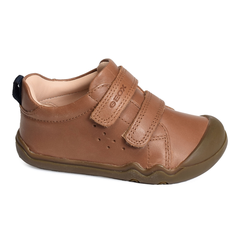 B STEPPIEUP BOY A Cognac, Chaussures à Scratch Geox