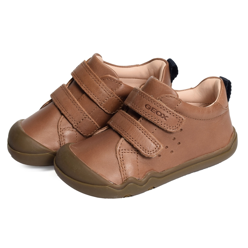 B STEPPIEUP BOY A Cognac, Chaussures à Scratch Geox