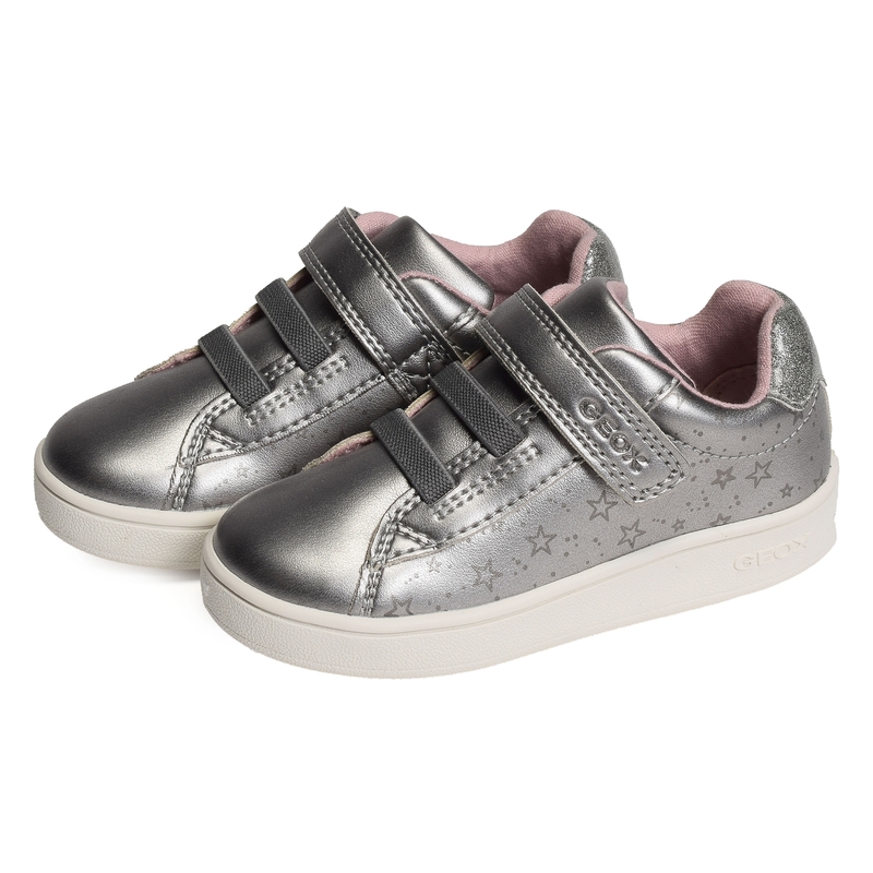 B ECLYPER A GIRL Argent, Sneakers basses Geox