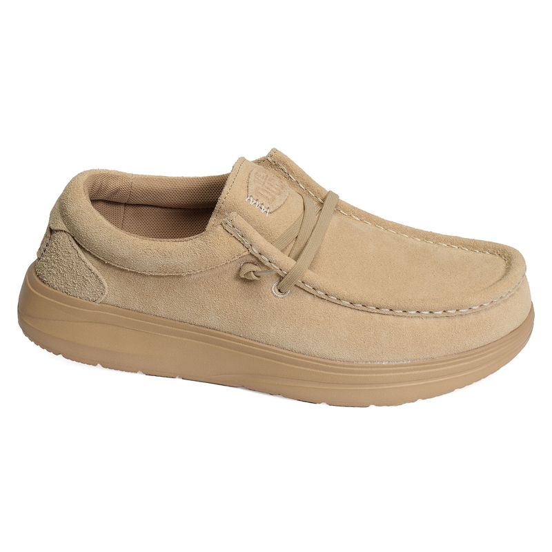 WALLY XTRA SUEDE Beige, Slip-On HeyDude