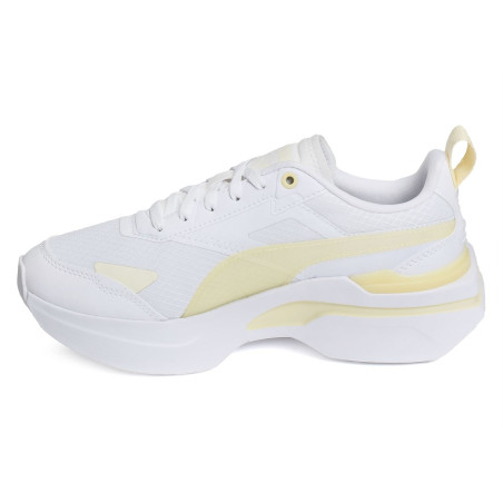 KOSMO RIDER TECH Blanc Jaune, Baskets running Puma