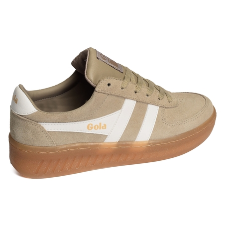 GRANDSLAM SUEDE Beige Blanc, Sneakers basses Gola