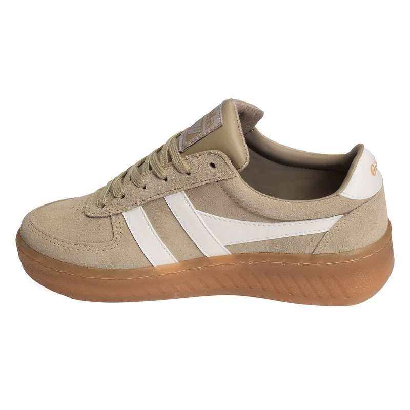 GRANDSLAM SUEDE Beige Blanc, Sneakers basses Gola