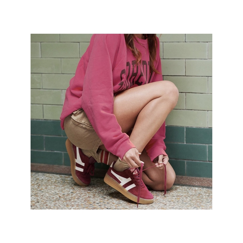 GRANDSLAM SUEDE Cerise, Sneakers basses Gola