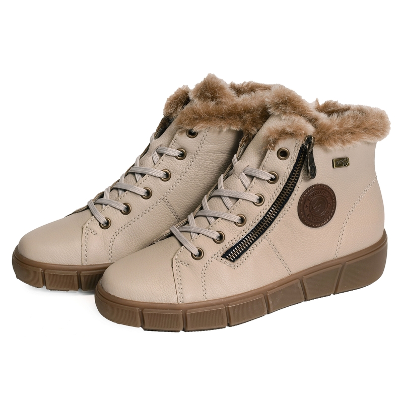 D1T72 Beige, Boots Remonte