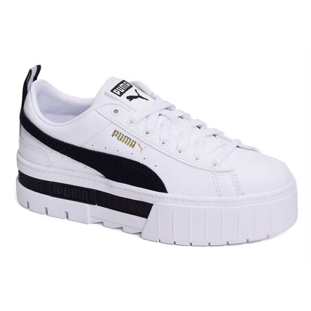 MAYZE LTH WNS Blanc Noir, Sneakers basses Puma