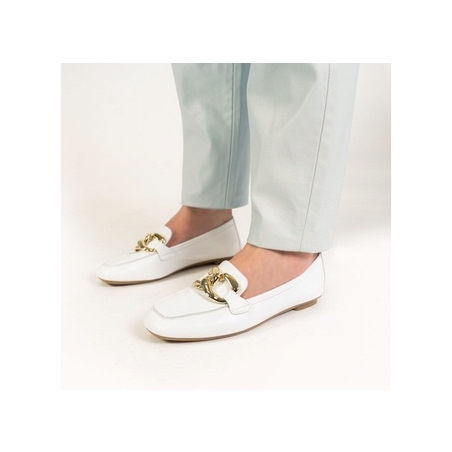 HASTER Blanc, Mocassins Reqins