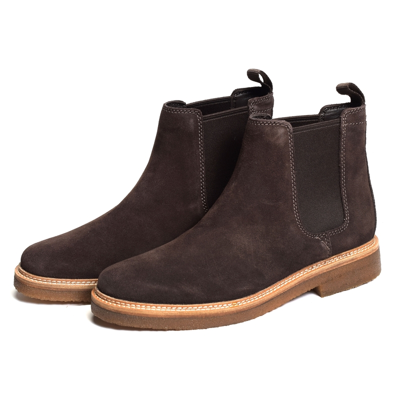 CLARKDALE EASY Chocolat, Chelsea boots Clarks