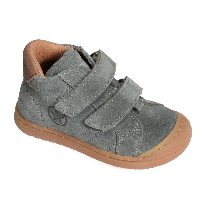 THOR BOY Kaki, Chaussures à Scratch Bisgaard