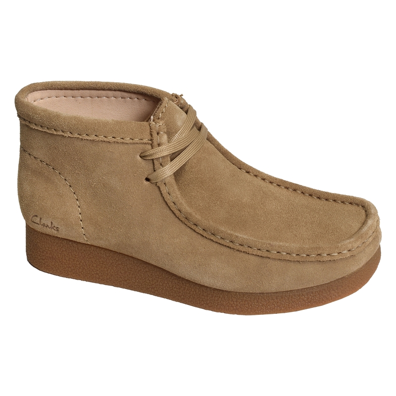 WALLABEE EVO BOOT W Sand, Bottillons Clarks