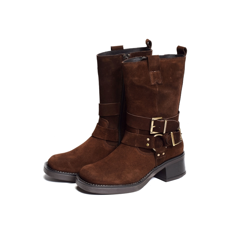 CORALINA Chocolat, Bottes Goodstep