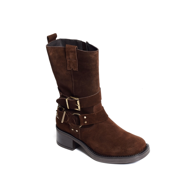 CORALINA Chocolat, Bottes Goodstep