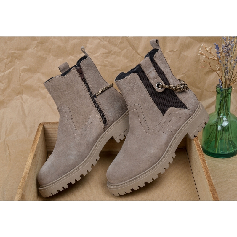 MINI BLENDA Taupe, Boots Goodstep