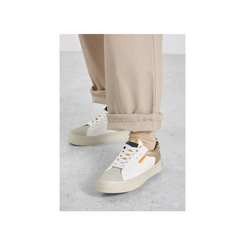 HALF MOON LOW Gold, Sneakers basses D.Franklin