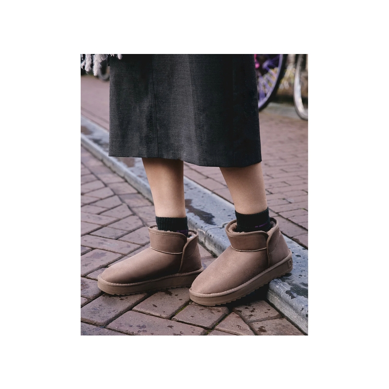 NORDIC LOW BASIC Taupe, Boots D.Franklin