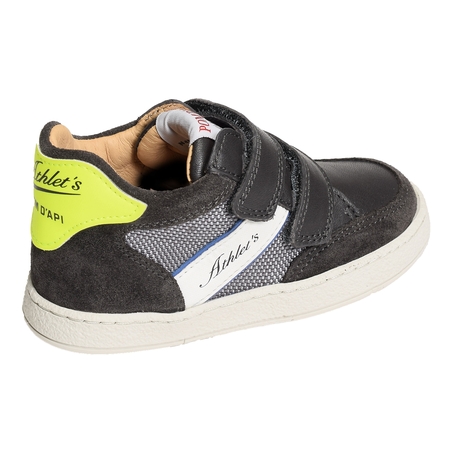 MOUSSE EASY RANCING VELCRO Gris, Chaussures à Scratch Pom d'Api