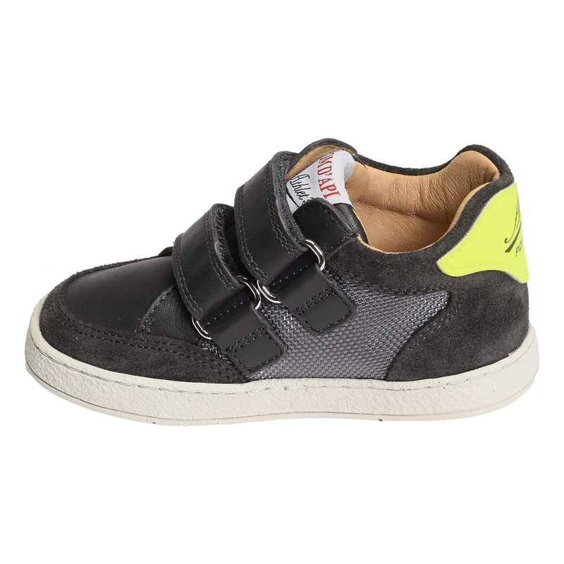 MOUSSE EASY RANCING VELCRO Gris, Chaussures à Scratch Pom d'Api