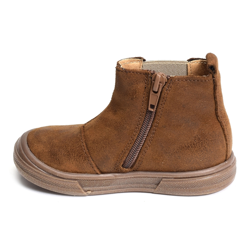 SEBESTAR Marron Léopard, Chelsea boots Bopy